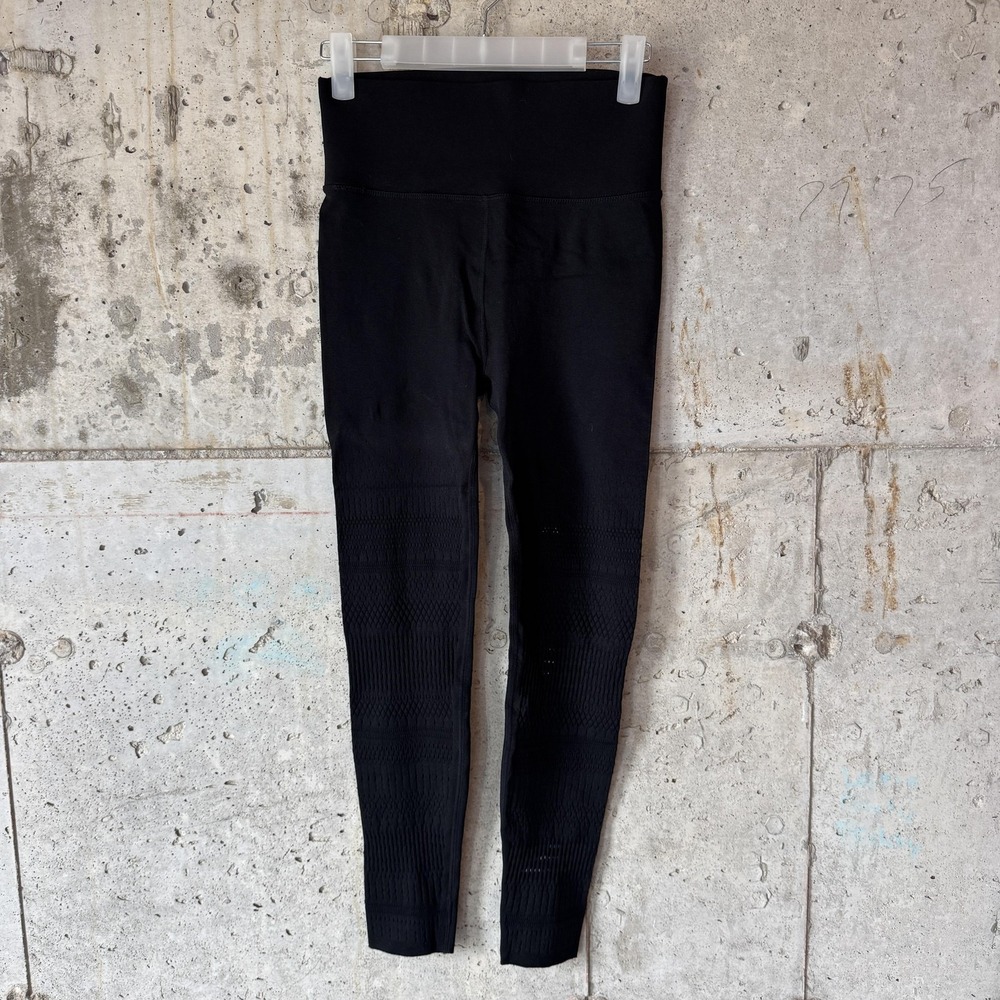 Fabletics Leggings Womens Large‎ Black SculptKnit High Rise Ankle Knit Athletic